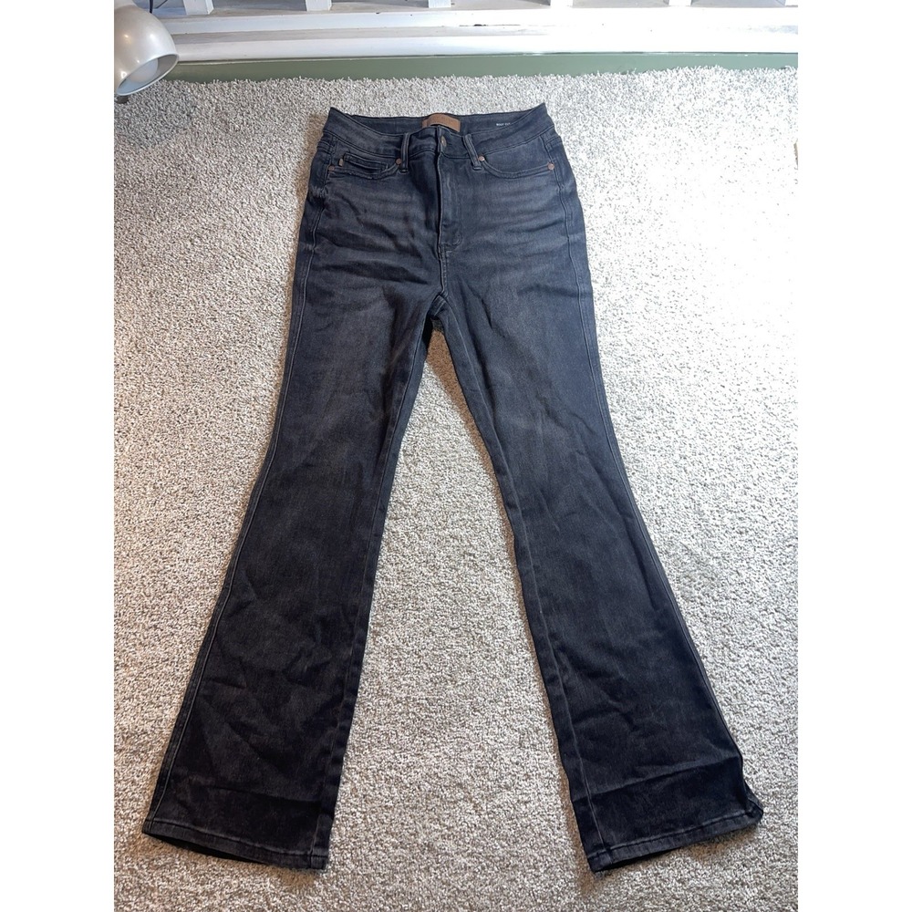 Judy Blue Boot Cut High Rise Black Wash Jeans Womens Sz 9/29 Short